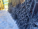 Забор кованый