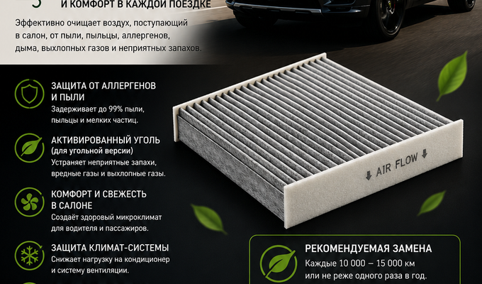 Фильтр салонный