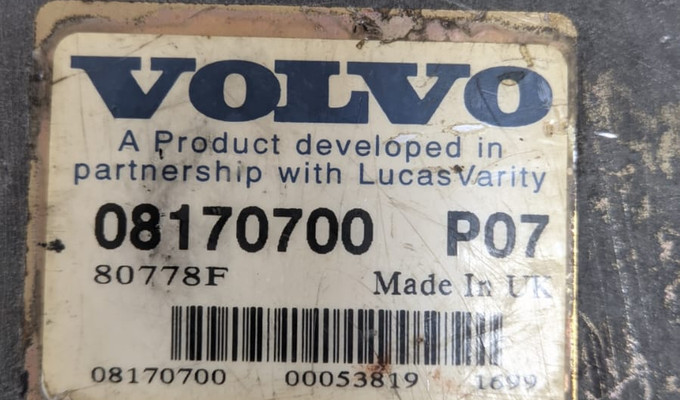 Блок управления двигателя Volvo 
