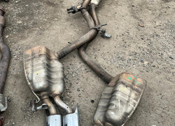 Выхлоп глушители мерседес w211 E5.5 AMG Kompressor